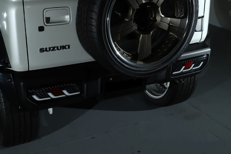 3D Black Full LED Sequential Indicator Tail Lights Fit For Suzuki Jimny 2018-2024