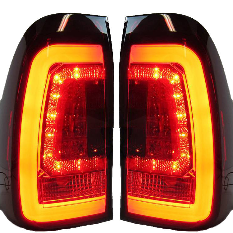 Smoke Red LED 3D Tail Lights Fit For Toyota Hilux REVO SR5 VIGO 2015-2020