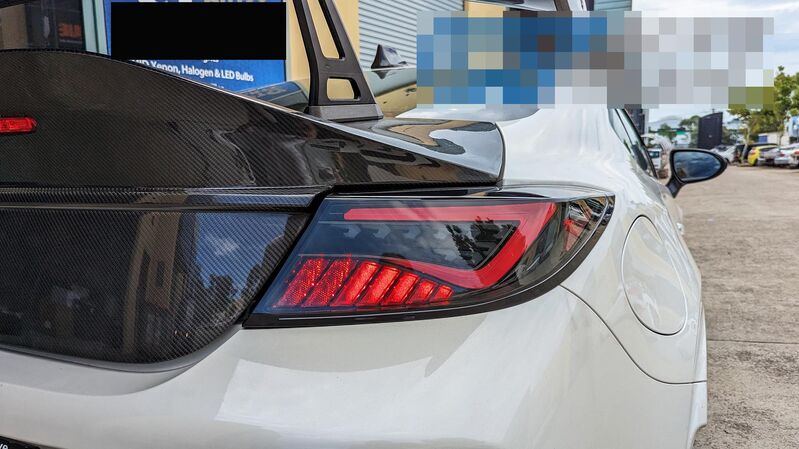 OLM Black Edition LED Dynamic Tail Lights Fit For Toyota 86 GR86 For Subaru BRZ 2022-2023