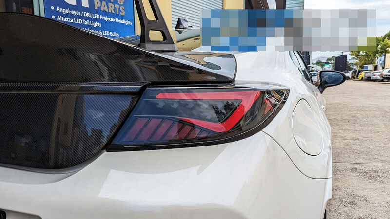 OLM Black Edition LED Dynamic Tail Lights Fit For Toyota 86 GR86 For Subaru BRZ 2022-2023