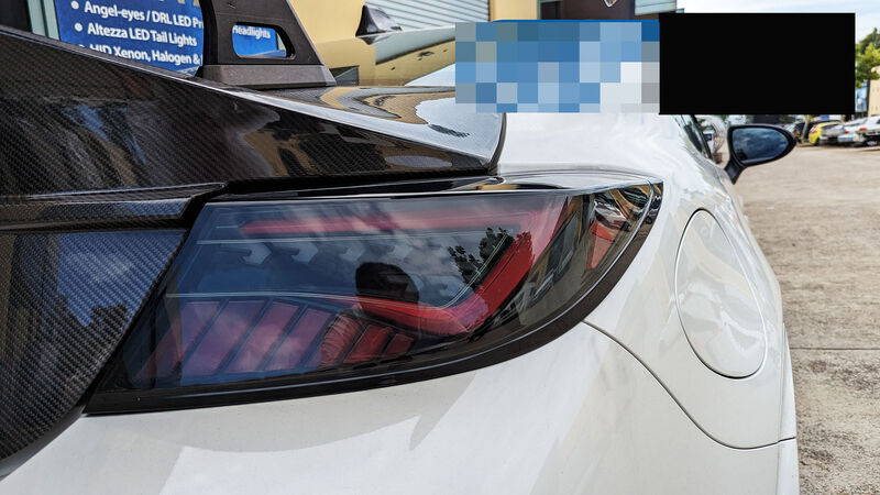 OLM Black Edition LED Dynamic Tail Lights Fit For Toyota 86 GR86 For Subaru BRZ 2022-2023