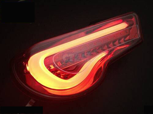 Clear Red LED Tail Light Fit For Toyota 86 FT86 GTS For Subaru BRZ ZN6 Dynamic Blinker 2012-2021
