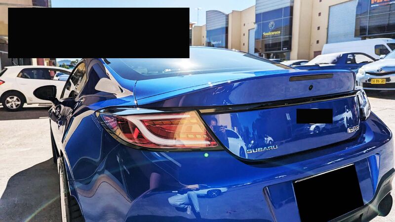 Clear Red LED Dynamic Tail Lights Fit For Toyota 86 GR86 For Subaru BRZ 2022-2023