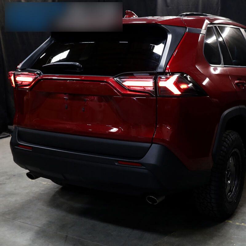 Spec D Black 3D LED Tail Lights Dynamic Signal Fit For Toyota Rav 4 2019-2023
