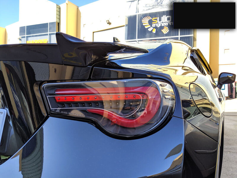 Black Red LED Tail Light Fit For Toyota 86 FT86 GT GTS For Subaru BRZ 2012-2021