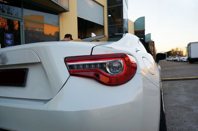 OEM Style Clear Red LED Tail Lights Dynamic Blinker Fit For Toyota 86 For Subaru BRZ 2012-2021