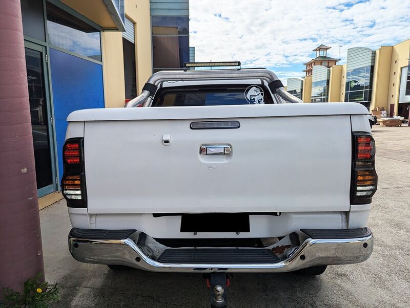 Smoke LED Taillights Fit For Toyota Hilux SR5 VIGO 2011-2014