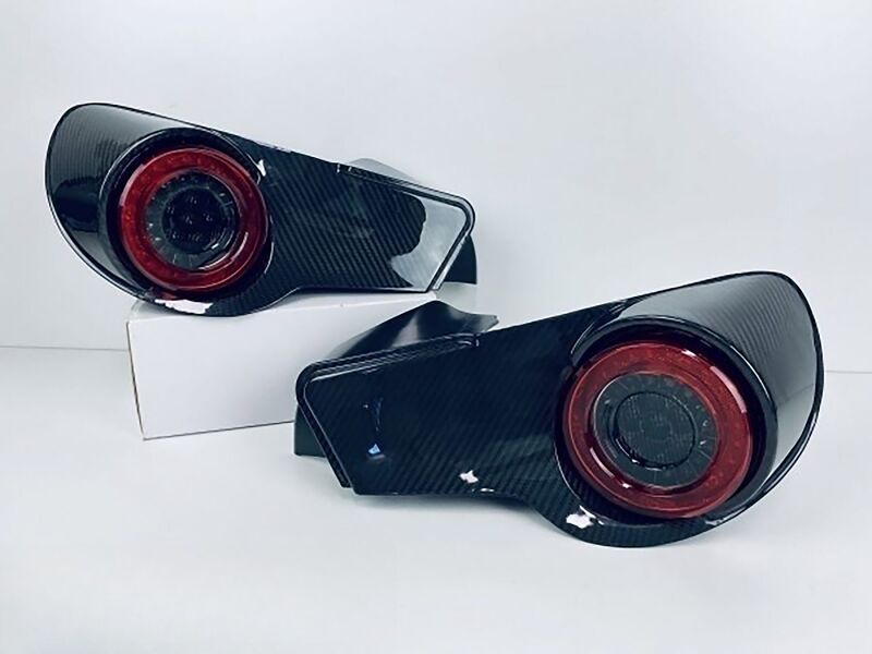 Carbon Smoke LED Tail light Fit For Toyota 86 GT GTS Subaru BRZ 2012-2019