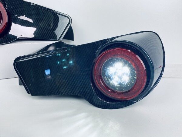Carbon Smoke LED Tail light Fit For Toyota 86 GT GTS Subaru BRZ 2012-2019