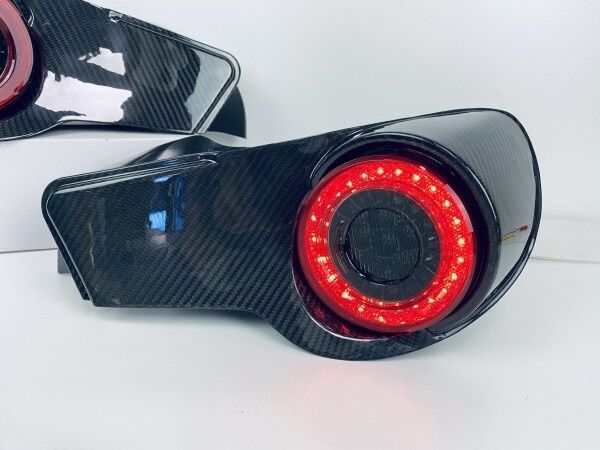 Carbon Smoke LED Tail light Fit For Toyota 86 GT GTS Subaru BRZ 2012-2019