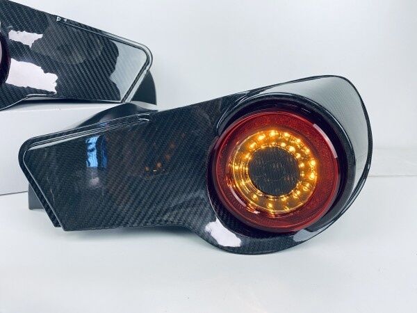 Carbon Smoke LED Tail light Fit For Toyota 86 GT GTS Subaru BRZ 2012-2019