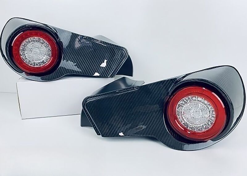 Carbon Clear Red LED Tail light Fit For Toyota 86 GT GTS Subaru BRZ 2012-2019