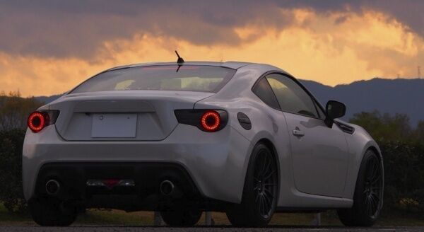 Carbon Clear Red LED Tail light Fit For Toyota 86 GT GTS Subaru BRZ 2012-2019