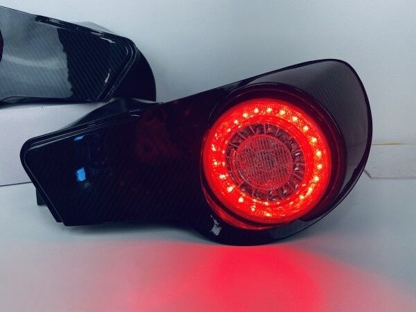Carbon Clear Red LED Tail light Fit For Toyota 86 GT GTS Subaru BRZ 2012-2019