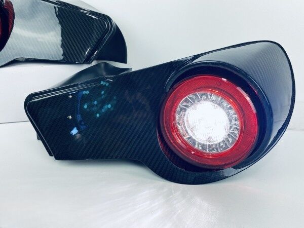 Carbon Clear Red LED Tail light Fit For Toyota 86 GT GTS Subaru BRZ 2012-2019