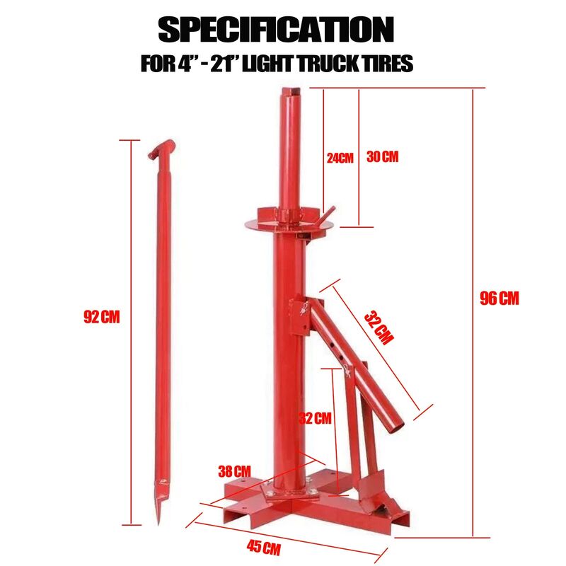 4"-21" Tyre Changer Tire Changer Bead Breaker Car Van Motorcycle Manual Tool