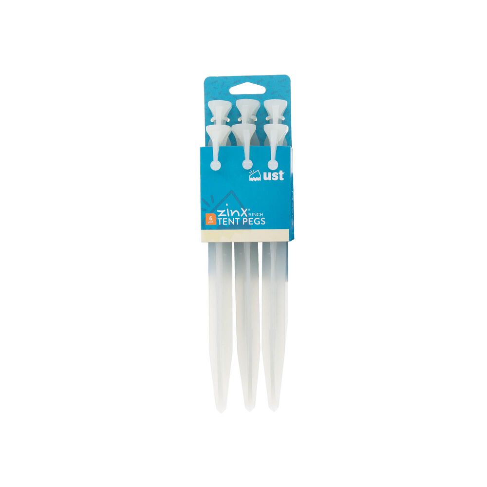 9" Zinx Interlocking Glow Pegs - 6pk