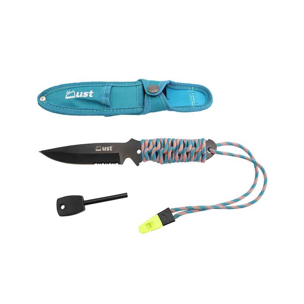 Paratinder Knife w Firestarter & Whistle
