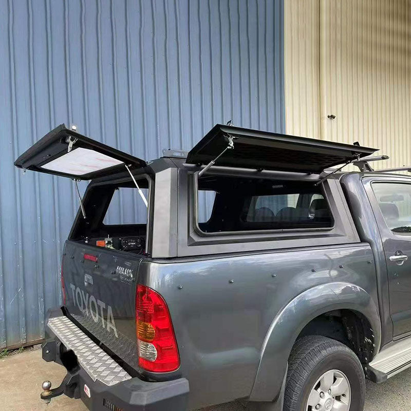 Matte Black Toyota Hilux SR 2017 Aluminum Canopy