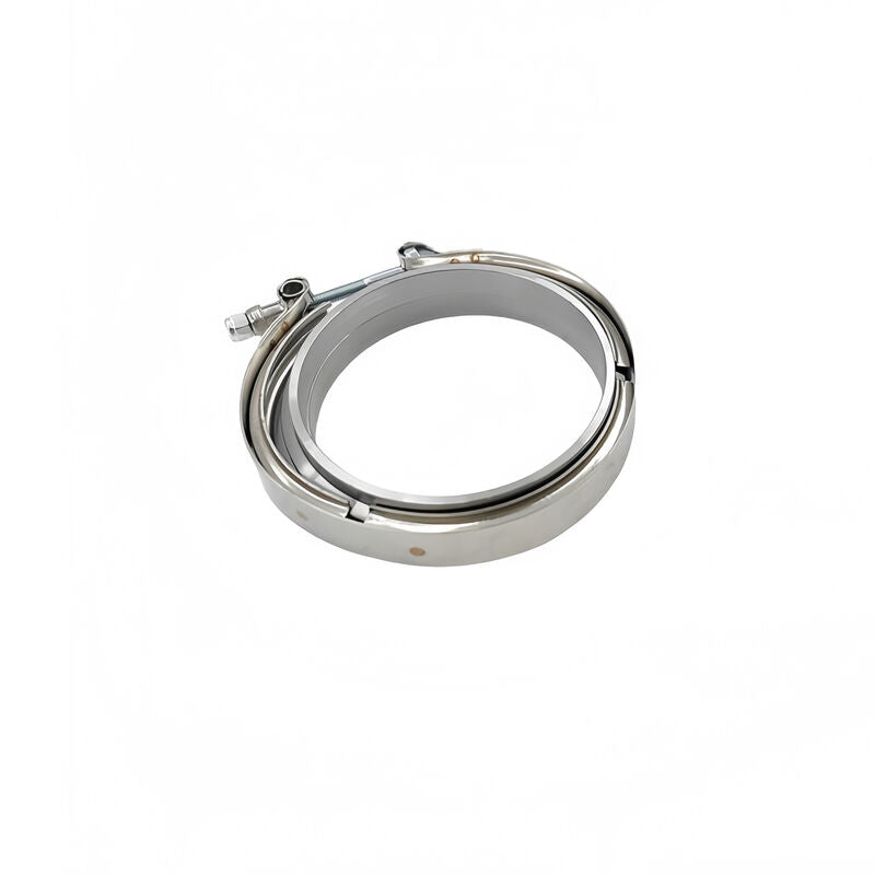 1 Pcs 4" Inch 102mm V-Band Clamps 304 Stainless Steel Flange Exhaust Pipe Tailpipe