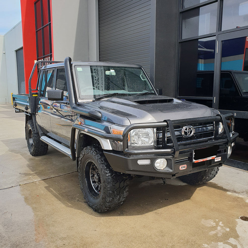 Toyota Landcruiser VDJ76-79 Series 4″ Stainless Steel Snorkel Kit