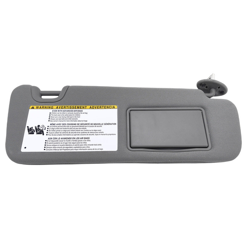 Gray Sun Visor With Vanity Light Right Hand Side Fit For Toyota Kluger Highlander 2014-2019