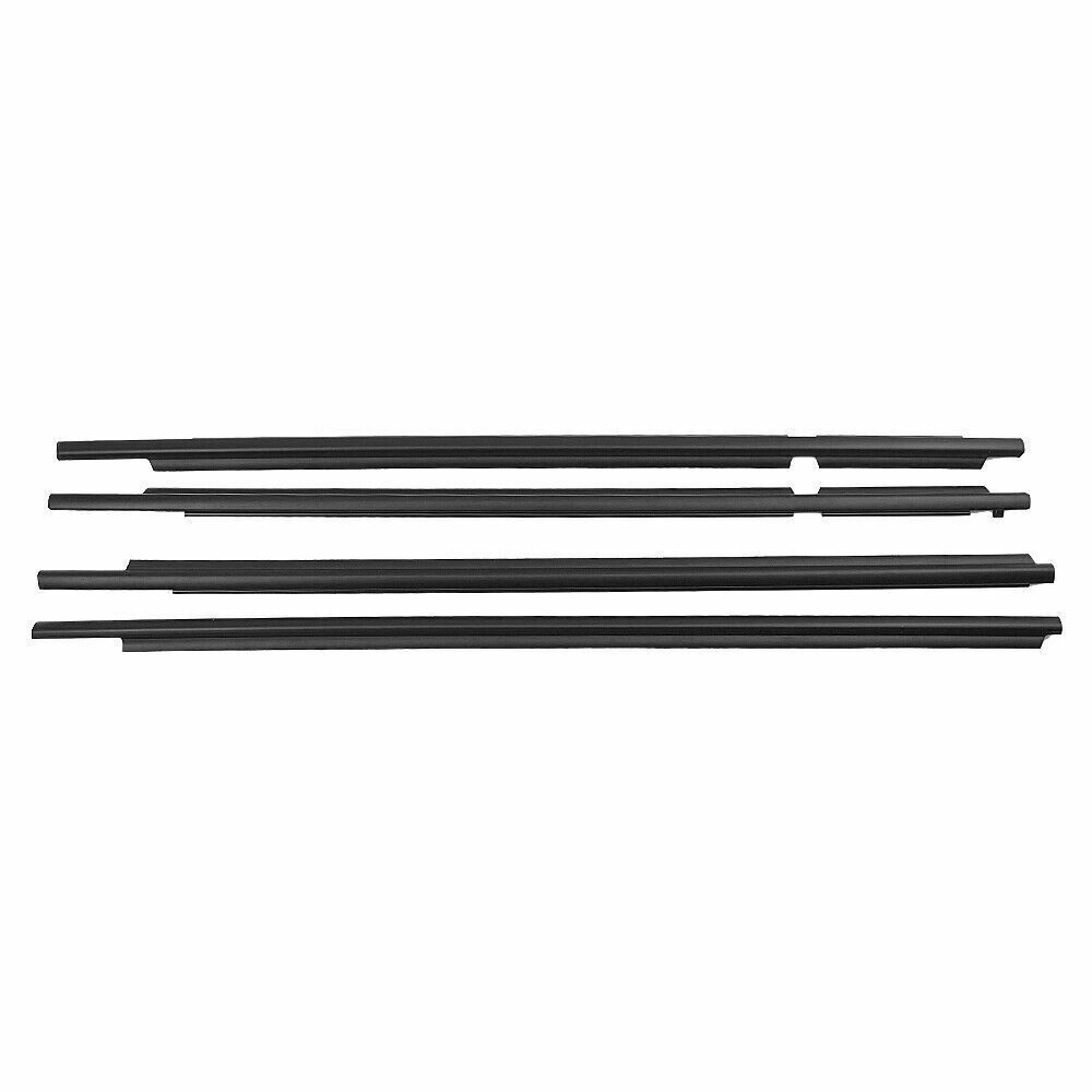 4pcs Weatherstrip Moulding Trims Fit For Toyota Land Cruiser Prado 120 Series 03-09