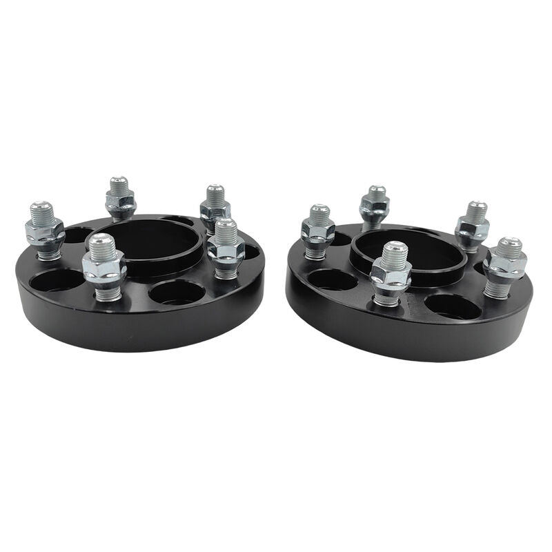 2 Pcs 25mm 5X114.3 Black Wheel Spacer Adapters Fit For Ford Falcon BA BF