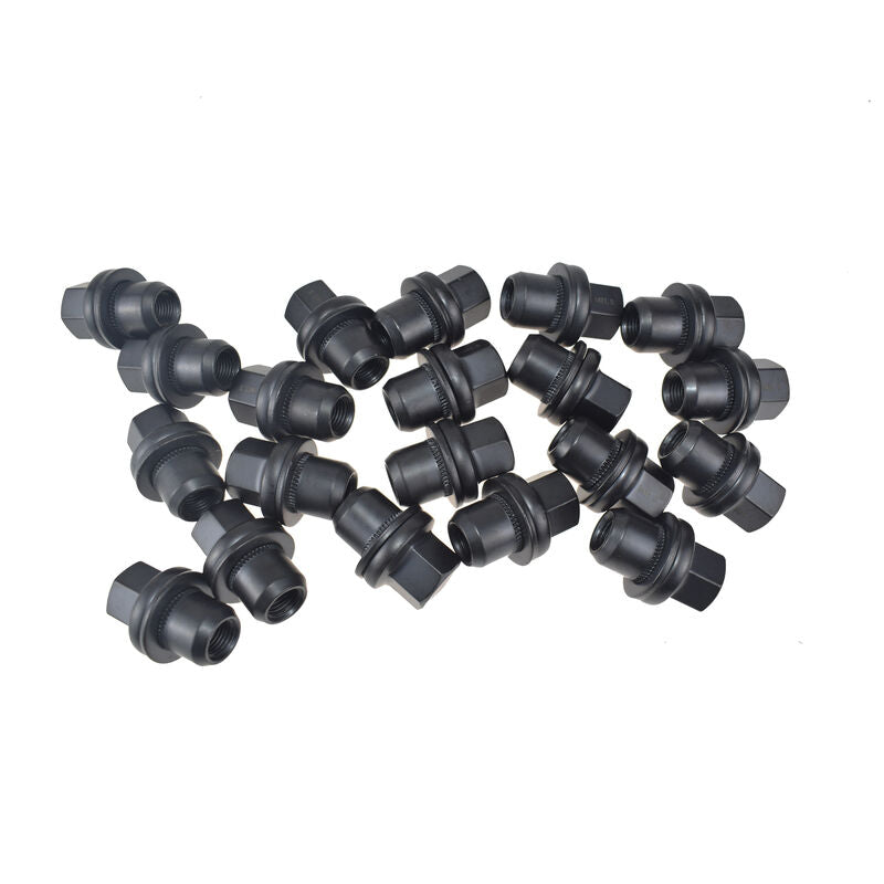 20 Pcs Black Wheel Lug Nuts Bolts Fit For Land Rover Range Rover LR3 LR4 RRD500290A