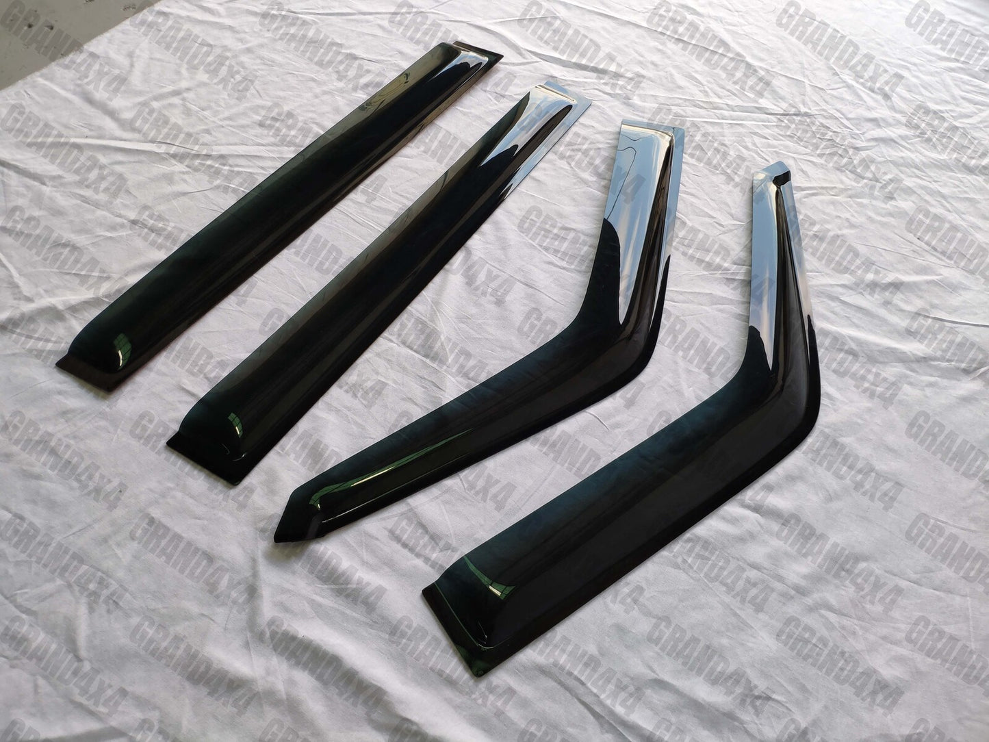 PREMIUM WEATHERSHIELDS WINDOW VISORS FOR NISSAN PATROL GQ 1988-1997 AUTO MIRROR