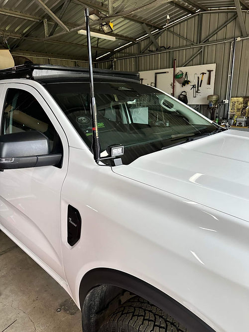 Ford Ranger RA 2022+ Bonnet LED Brackets (TALL) LB-057-T SKU: LB-057-T