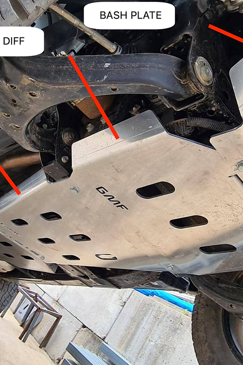 Isuzu Dmax 2021+ 6mm Aluminium UBP (4pc set) SKU: DMX-UBP-4pc