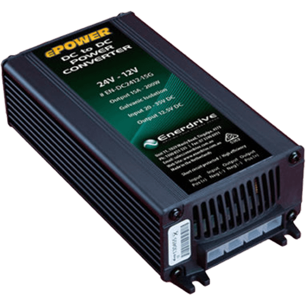 Enerdrive 24V – 12V / 15A Gal Iso EN-DC2412-15G