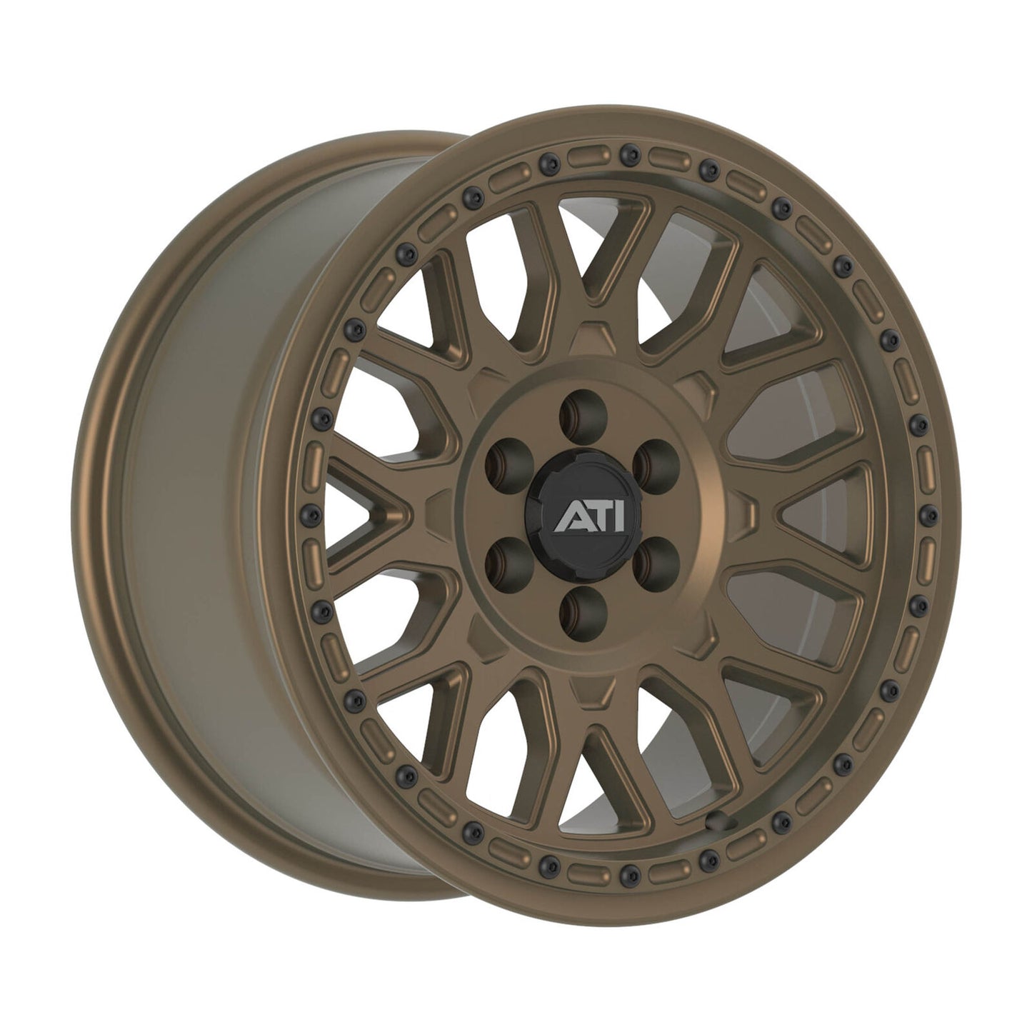 AT-01 17X8.5 HYBRID BEADLOCK WHEEL - BRONZE (6X114.3)