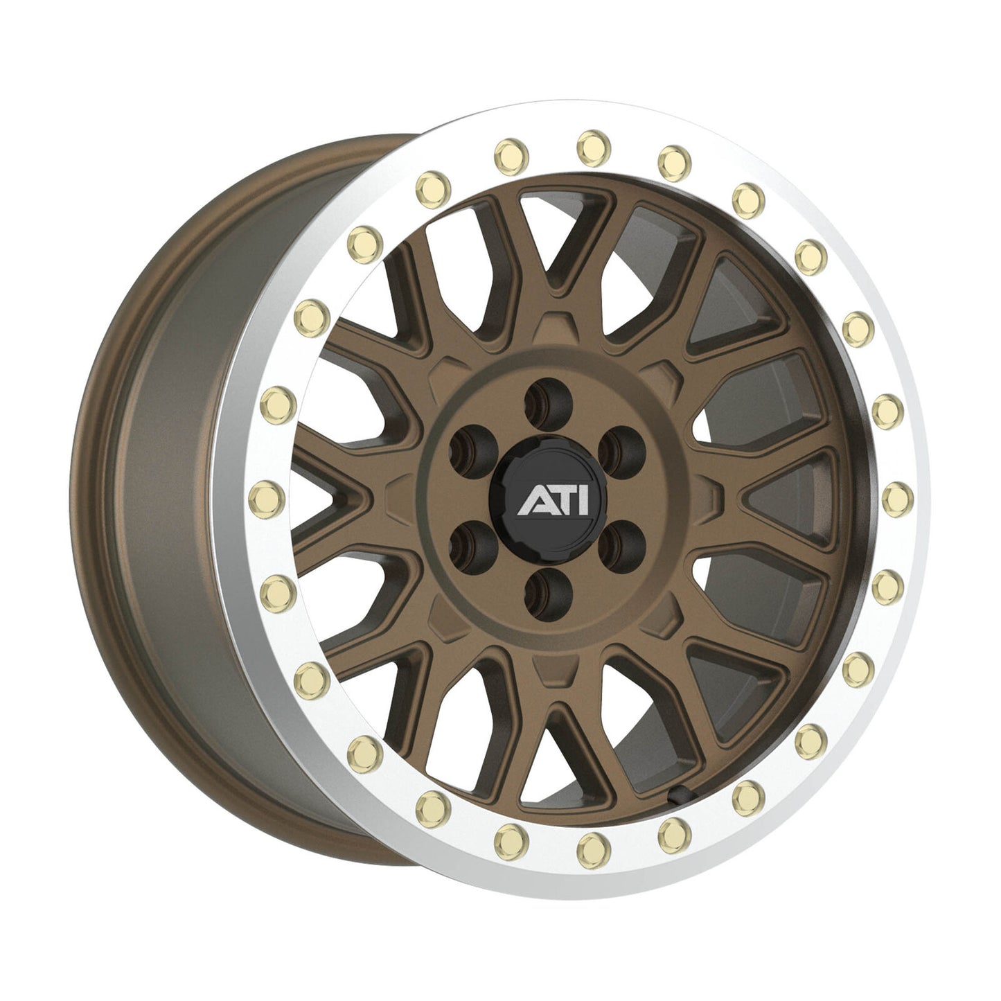 AT-01 17X8.5 HYBRID BEADLOCK WHEEL - BRONZE (6X114.3)