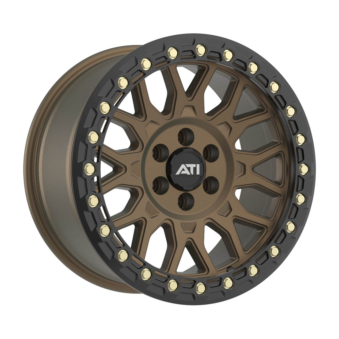 AT-01 17X8.5 HYBRID BEADLOCK WHEEL - BRONZE (6X114.3)