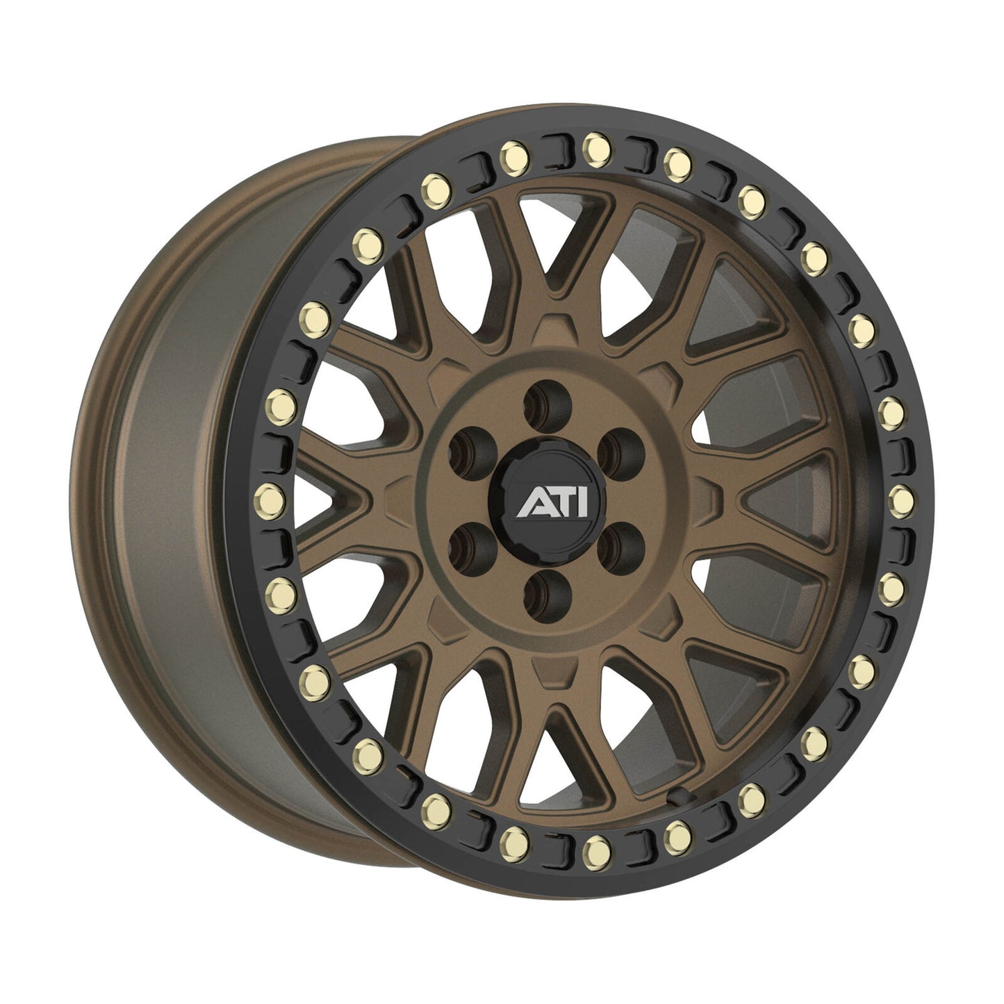 AT-01 17X8.5 HYBRID BEADLOCK WHEEL - BRONZE (6X114.3)