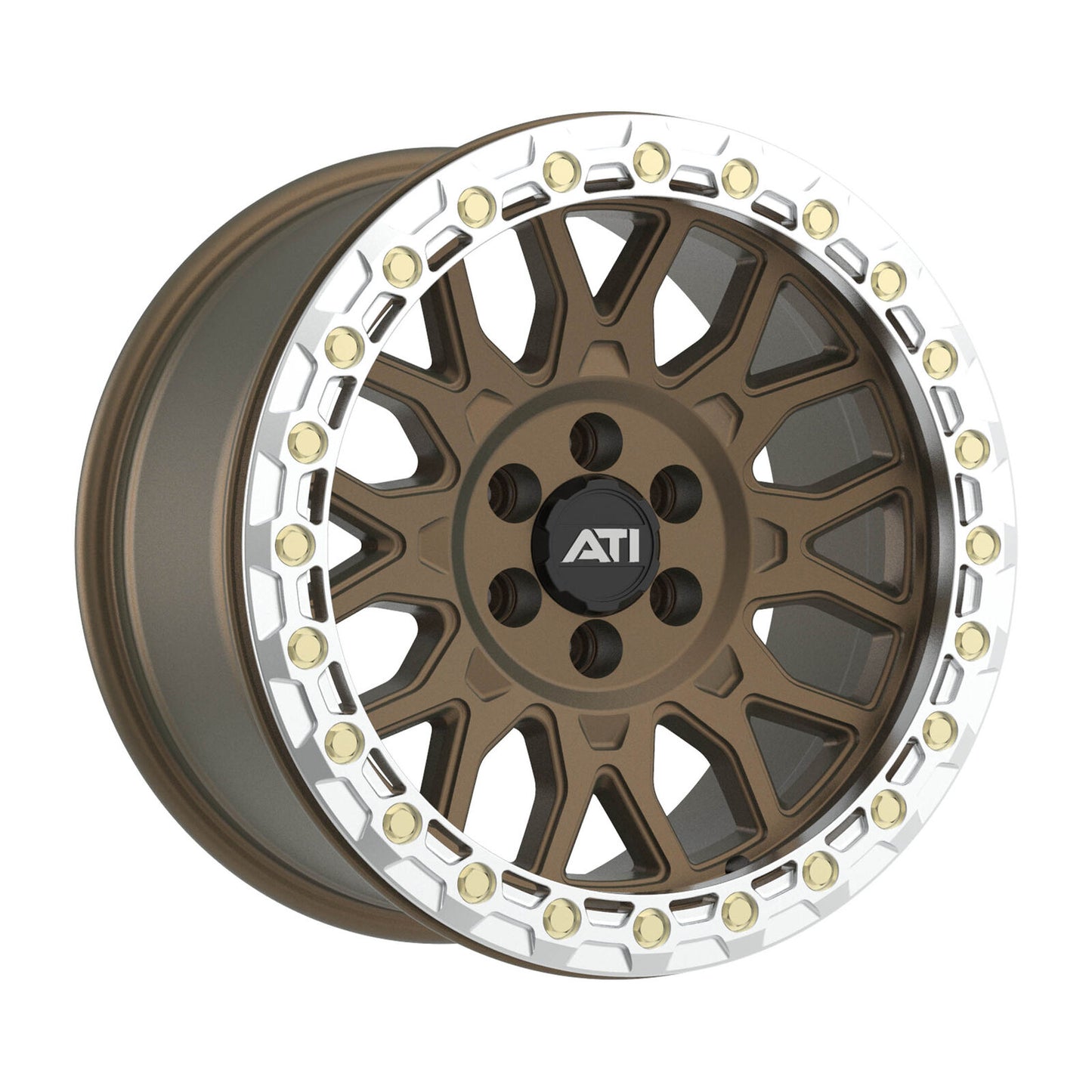 AT-01 17X8.5 HYBRID BEADLOCK WHEEL - BRONZE (6X114.3)