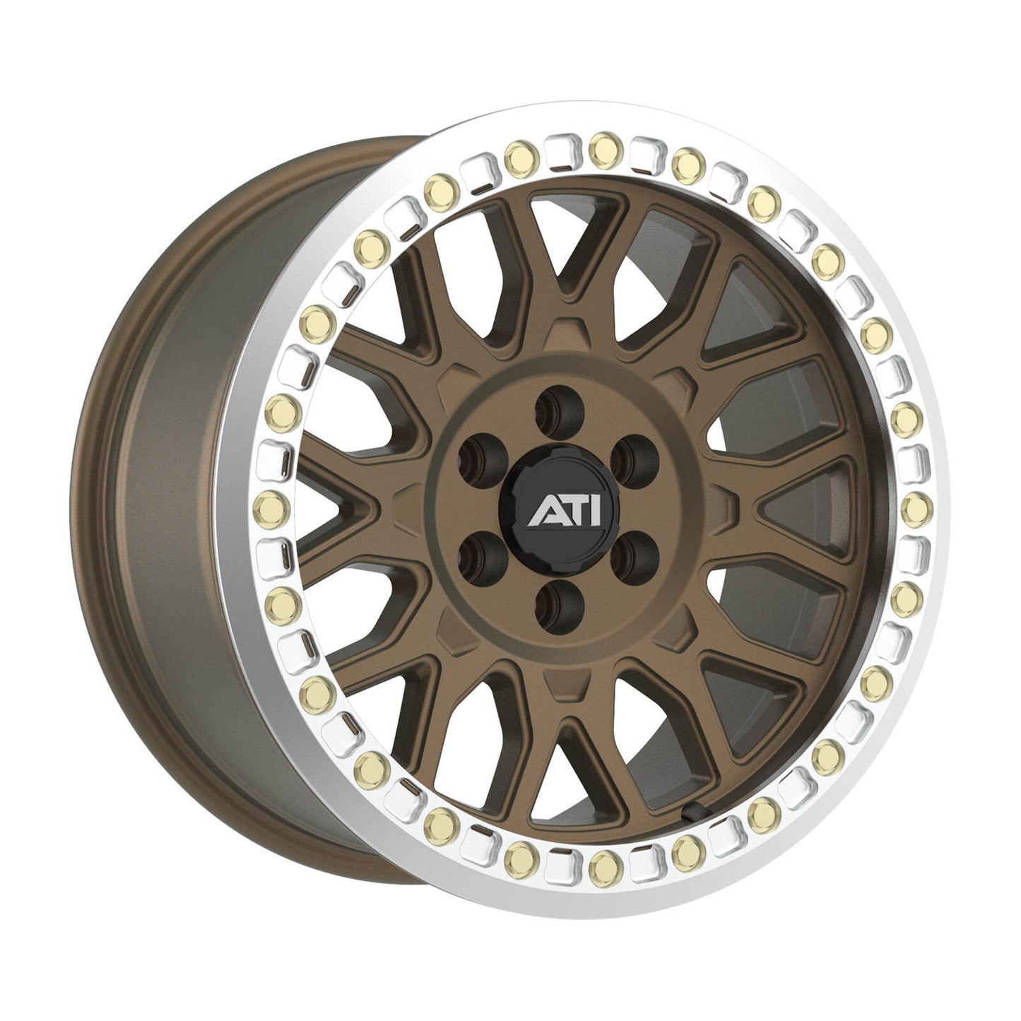 AT-01 17X8.5 HYBRID BEADLOCK WHEEL - BRONZE (6X114.3)