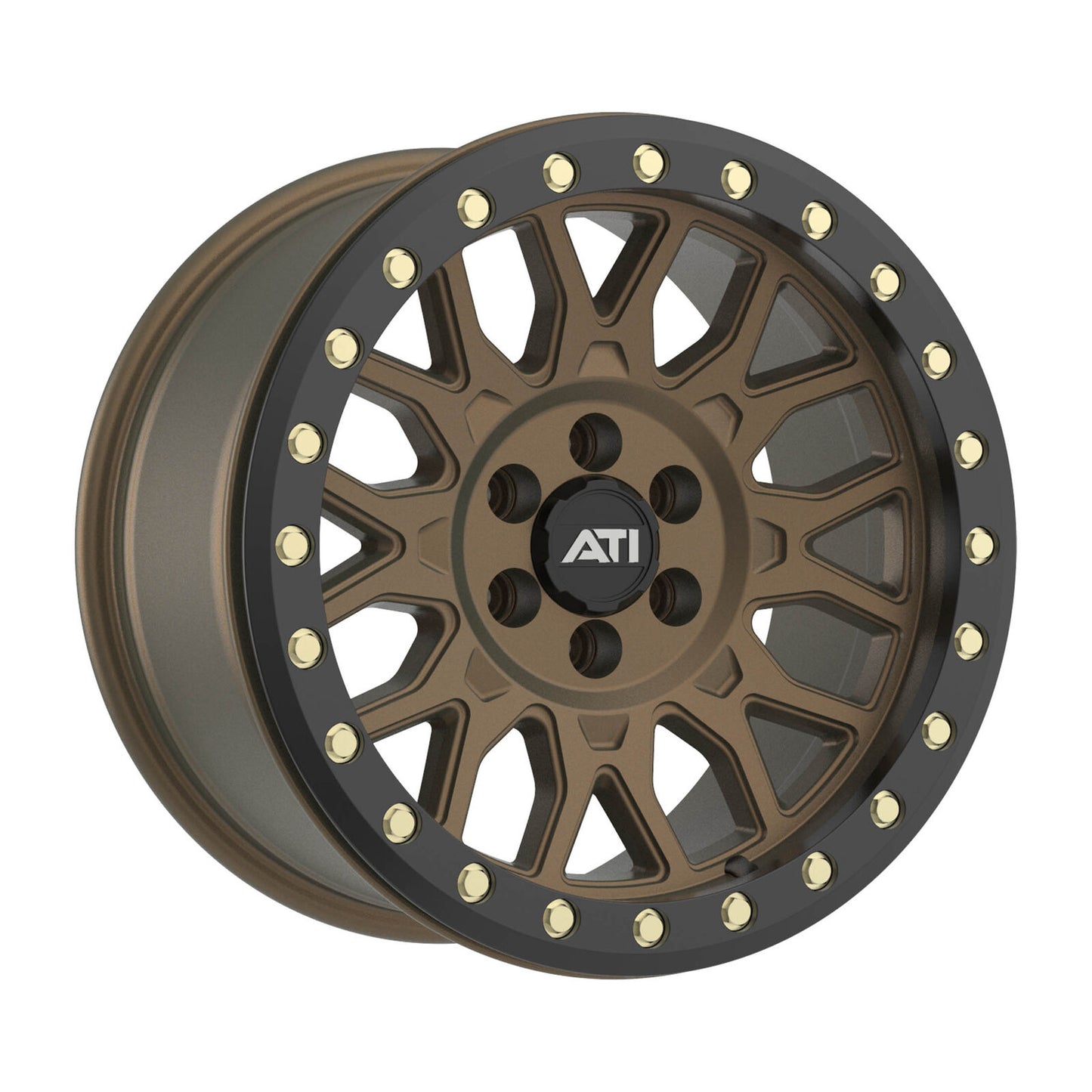 AT-01 17X8.5 HYBRID BEADLOCK WHEEL - BRONZE (6X114.3)