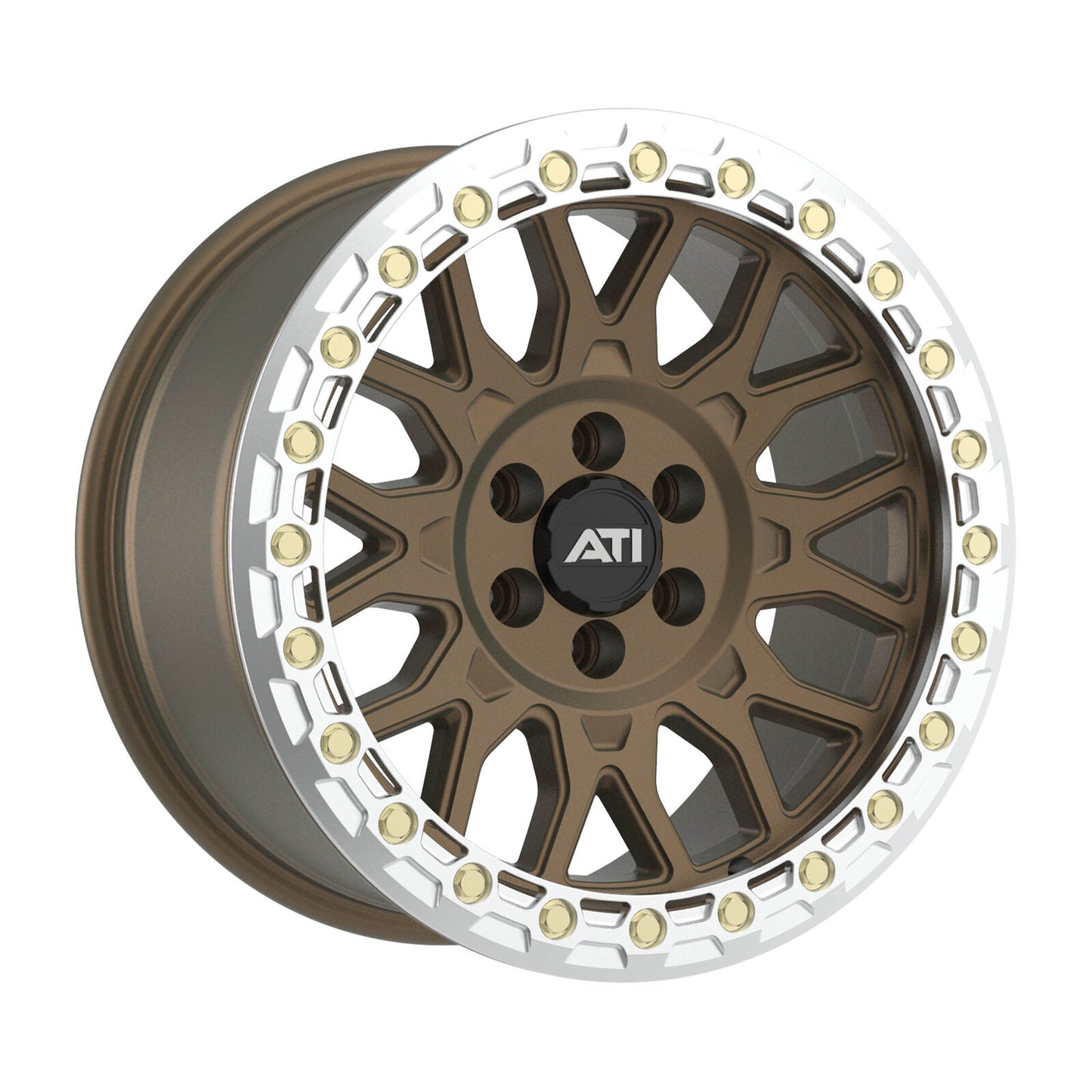 AT-01 17X8.5 HYBRID BEADLOCK WHEEL - BRONZE (6X114.3)