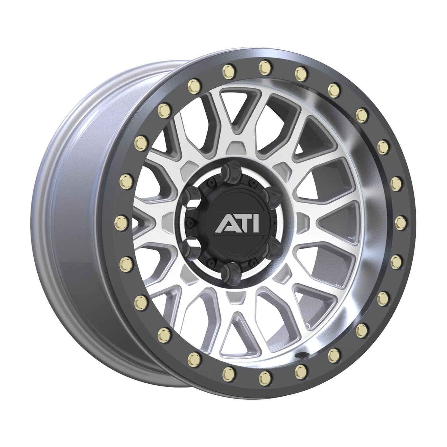 AT-01 17X8.5 HYBRID BEADLOCK WHEEL - MACHINED (6X139.7)