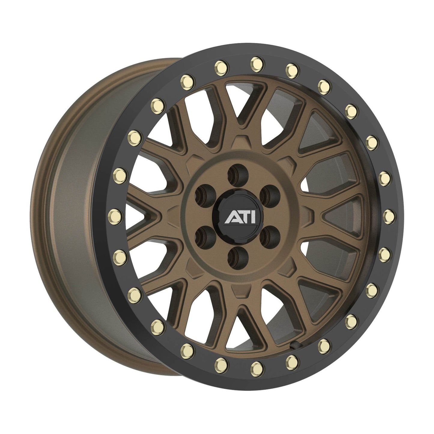 AT-01 17X8.5 HYBRID BEADLOCK WHEEL - BRONZE (6X114.3)