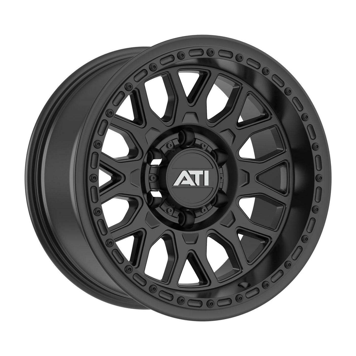 AT-01 17X8.5 HYBRID BEADLOCK WHEEL - BLACK (5X150)