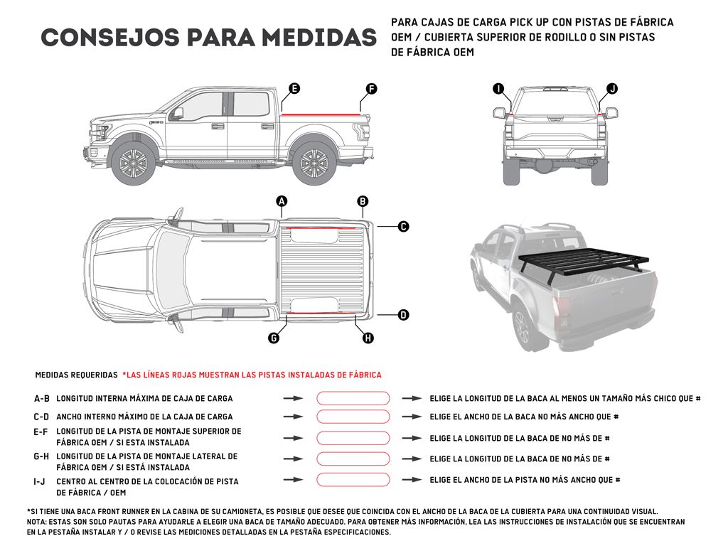SLIMLINE II LOAD BED RACK KIT / 1425(W) X 1358(L)