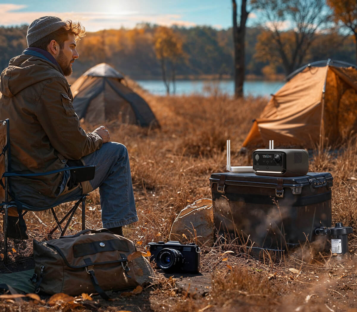 EcoFlow River 3 Max Portable Power Station with 600W AC output & Built in 572Wh (47Ah@12V) LFP Battery