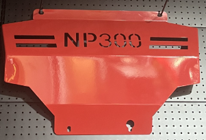 2014 NISSAN NAVARA NP300 SKID PLATE RED