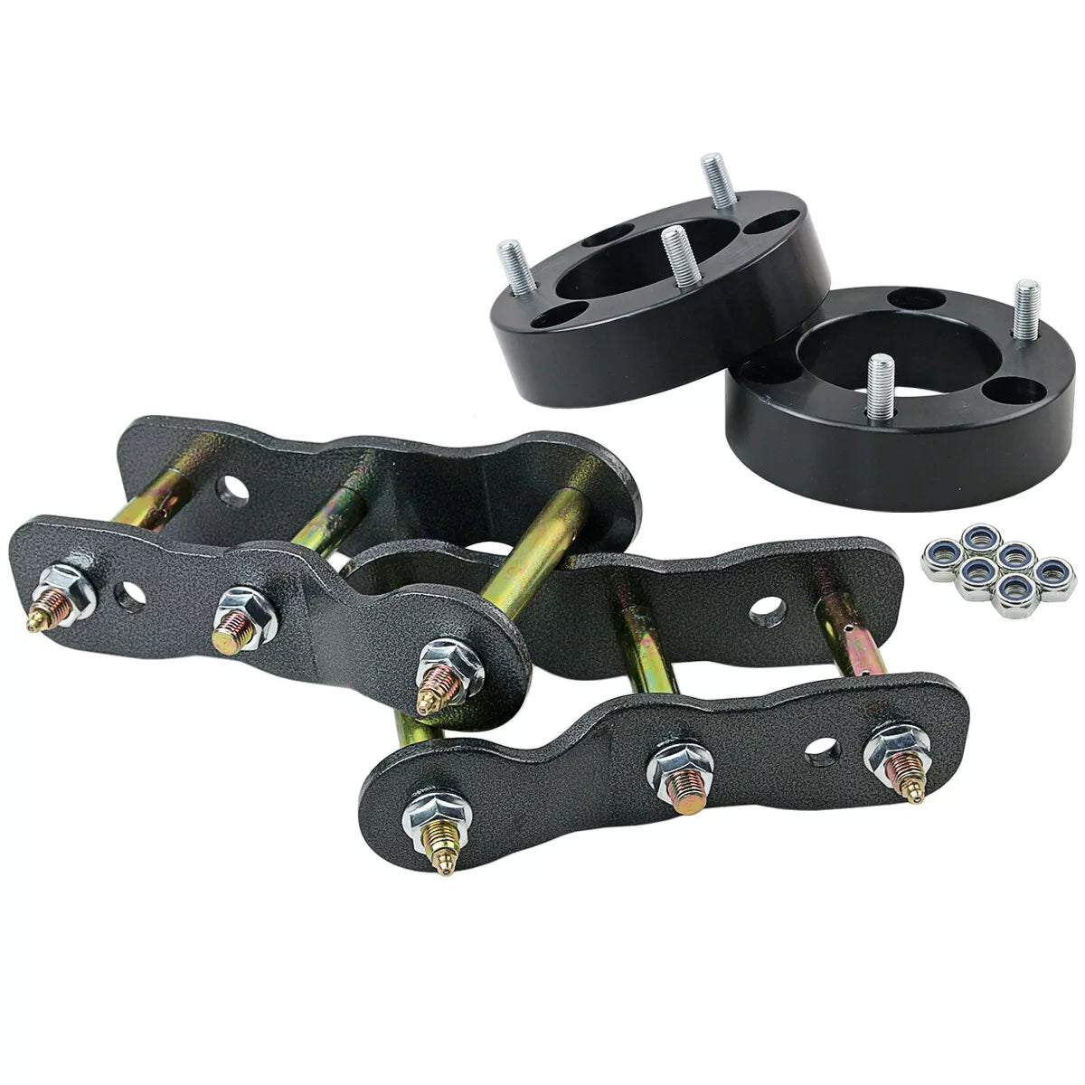 SPACER/SHACKLE LIFT KIT - 2.5" FRONT + 2" REAR - TOYOTA HILUX N80 2015-CURRENT