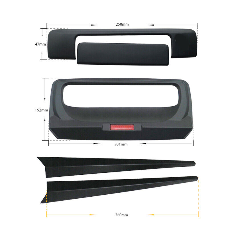 FORD RANGER PX2 & PX3 BLACK OUT TRIM KIT