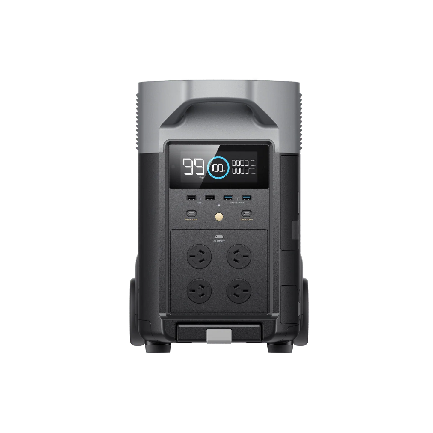 Ecoflow Delta Pro Power Station with 3600W total AC Output and Built in 3600Wh (300Ah@12V) Battery